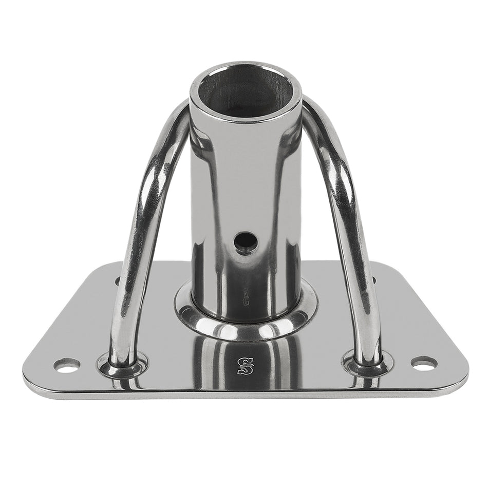 Schaefer Stanchion Base Single - Heavy-Duty 36-01 — Quality Boat Parts