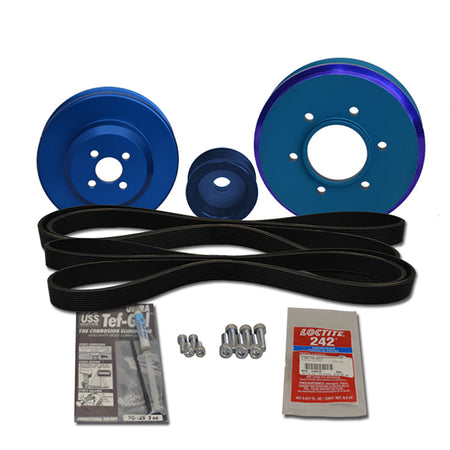 Balmar Pulley Kit, Yanmar 4JH4-HTE-TE-DTE 48-YSP-4JH-B — Quality Boat Parts