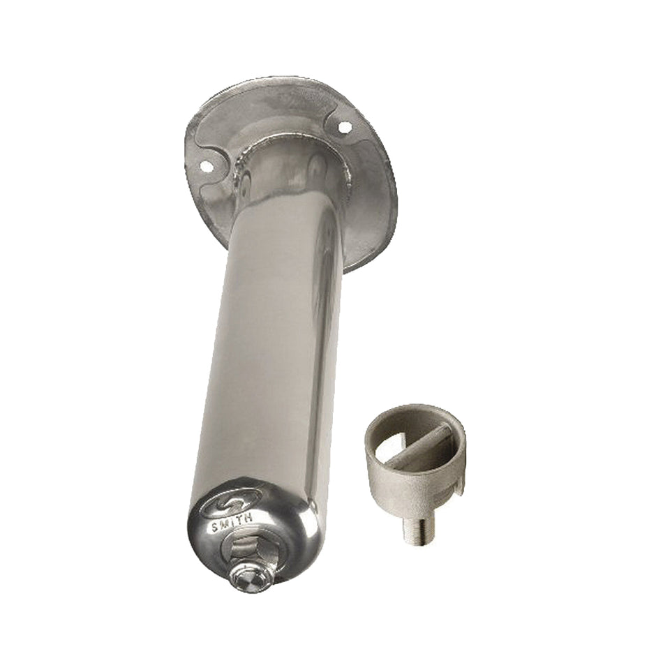 C.E. Smith Stainless Steel Flush Mount Rod Holder - 0 Degree 53680SA — Quality Boat Parts