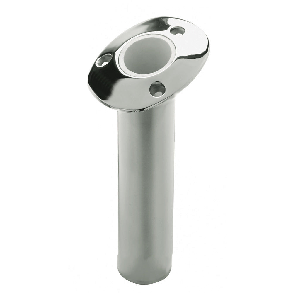 C.E. Smith 536810C - Flush Mount Rod Holder - 15 Degree - Cast - 10.5" Deep 536810C — Quality Boat Parts