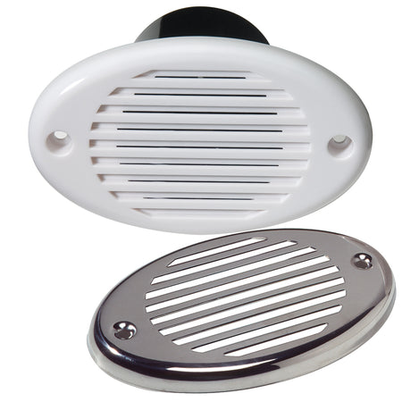 Innovative Lighting Marine Hidden Horn - White w/Stainless Steel Overlay 540-0101-7 — Quality Boat Parts