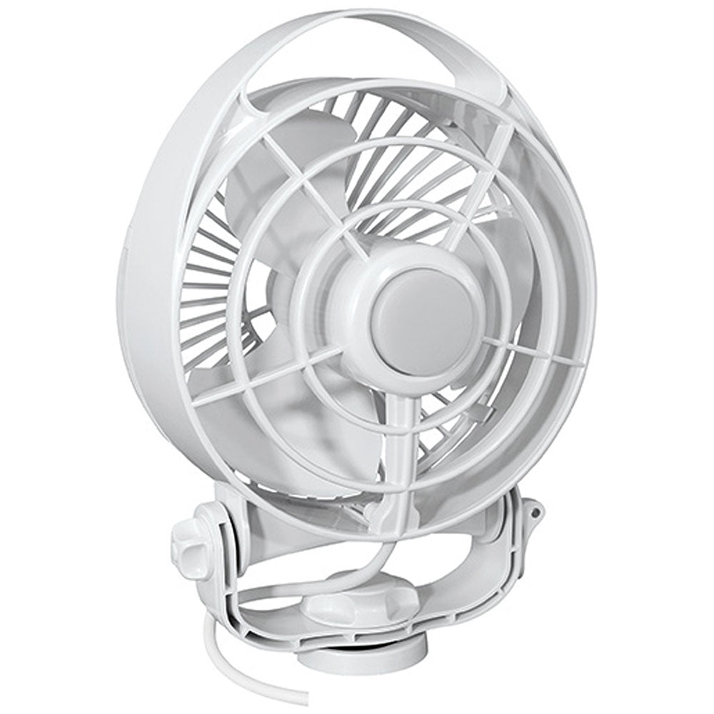 SEEKR by Caframo Maestro 12V 3-Speed 6" Marine Fan w/LED Light - White 7482CAWBX — Quality Boat Parts