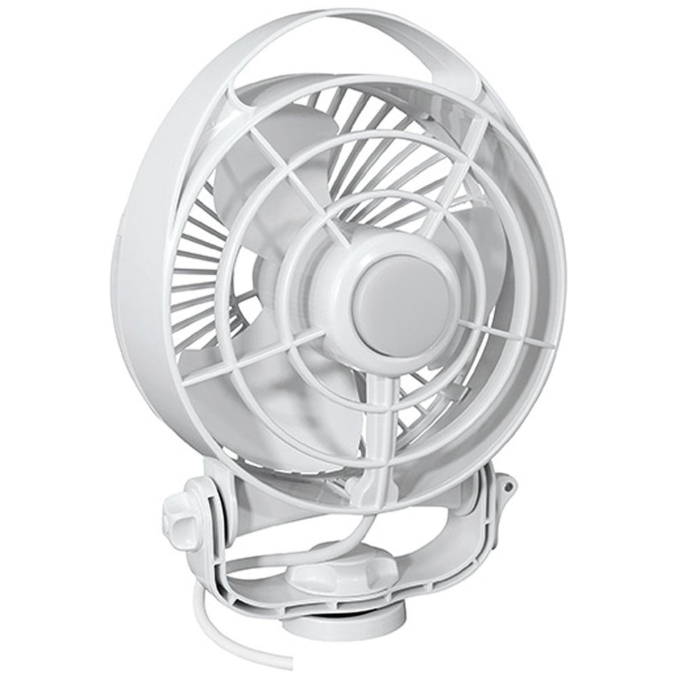 SEEKR by Caframo Maestro 12V 3-Speed 6" Marine Fan w/LED Light - White 7482CAWBX — Quality Boat Parts