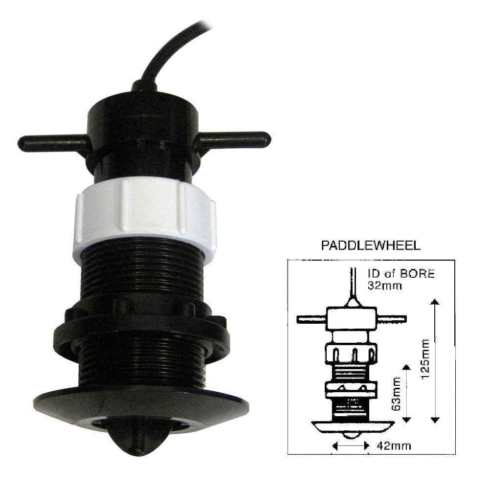 Clipper Speed Log Paddle Wheel Unit Complete with Thru Hull Fitting CLZ-PWU — Quality Boat Parts