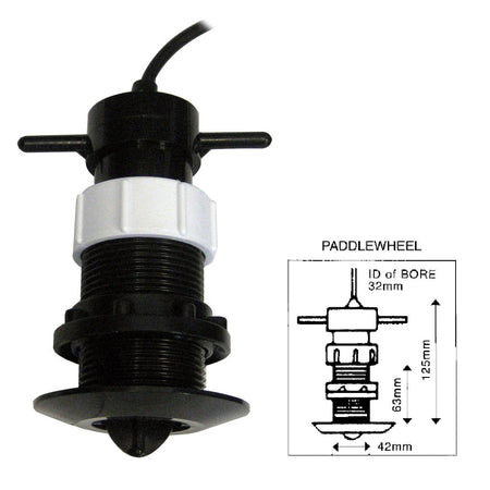 Clipper Speed Log Paddle Wheel Unit Complete with Thru Hull Fitting CLZ-PWU — Quality Boat Parts