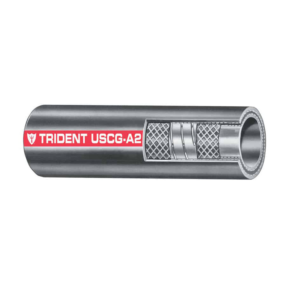 Trident Marine 1-1/2" x 50' Coil Type A2 Fuel Fill Hose 327-1126 — Quality Boat Parts