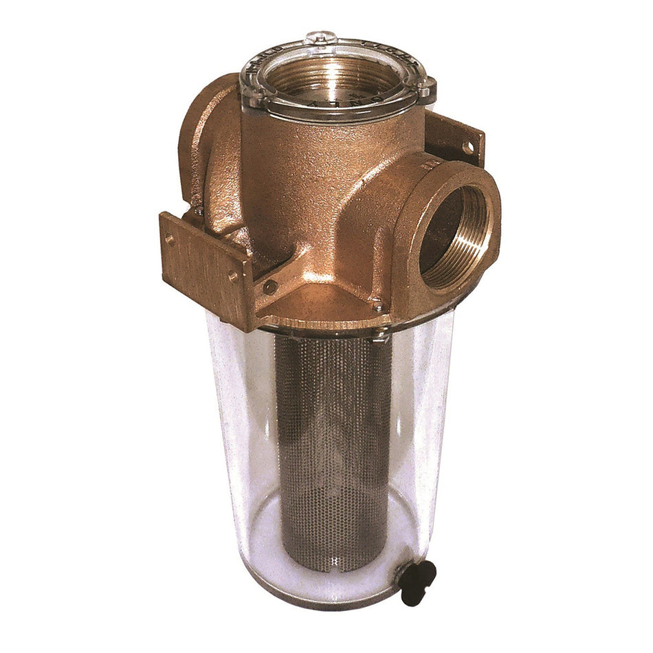 GROCO ARG-750 Series 3/4" Raw Water Strainer w/Stainless Steel Basket ARG-750-S — Quality Boat Parts
