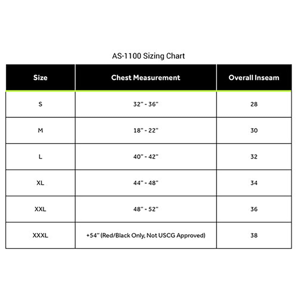 First Watch AS-1100 Flotation Suit - Hi-Vis Yellow - Large AS-1100-HV-L — Quality Boat Parts