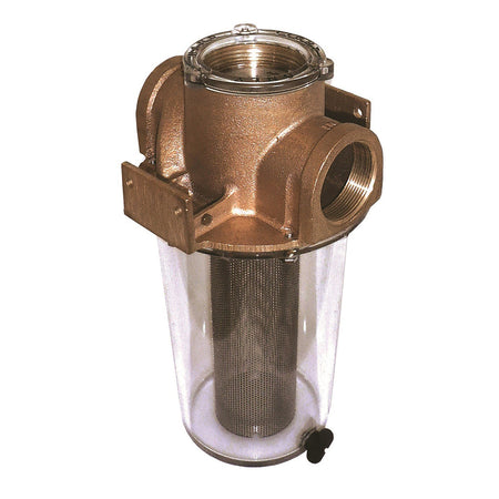 GROCO ARG-1000 Series 1" Raw Water Strainer w/Stainless Steel Basket ARG-1000-S — Quality Boat Parts