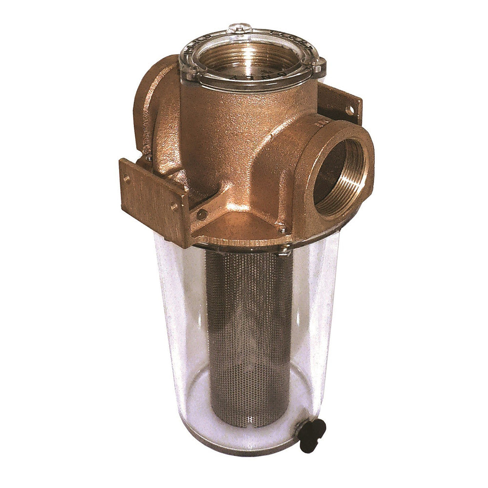 GROCO ARG-2500 Series 2-1/2" Raw Water Strainer Stainless Steel Basket ARG-2500-S — Quality Boat Parts