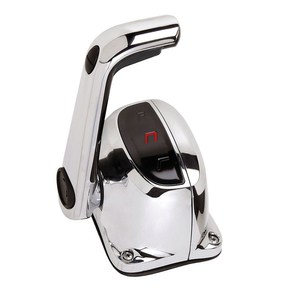 Uflex Single Lever Top Mount Control w/Neutral Lock & Trim Switch - Chrome B501CHT/L — Quality Boat Parts