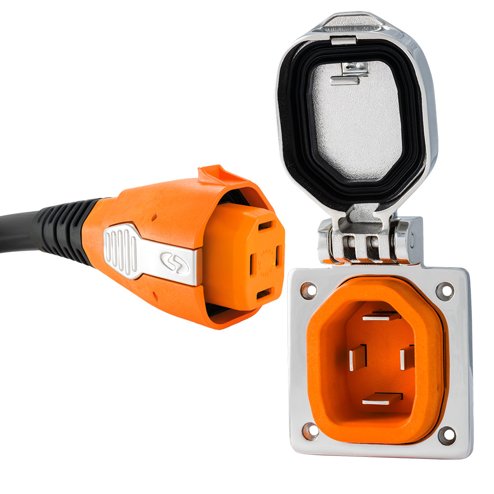 SmartPlug 50 AMP Stainless Steel Combo Kit B50ASSY — Quality Boat Parts
