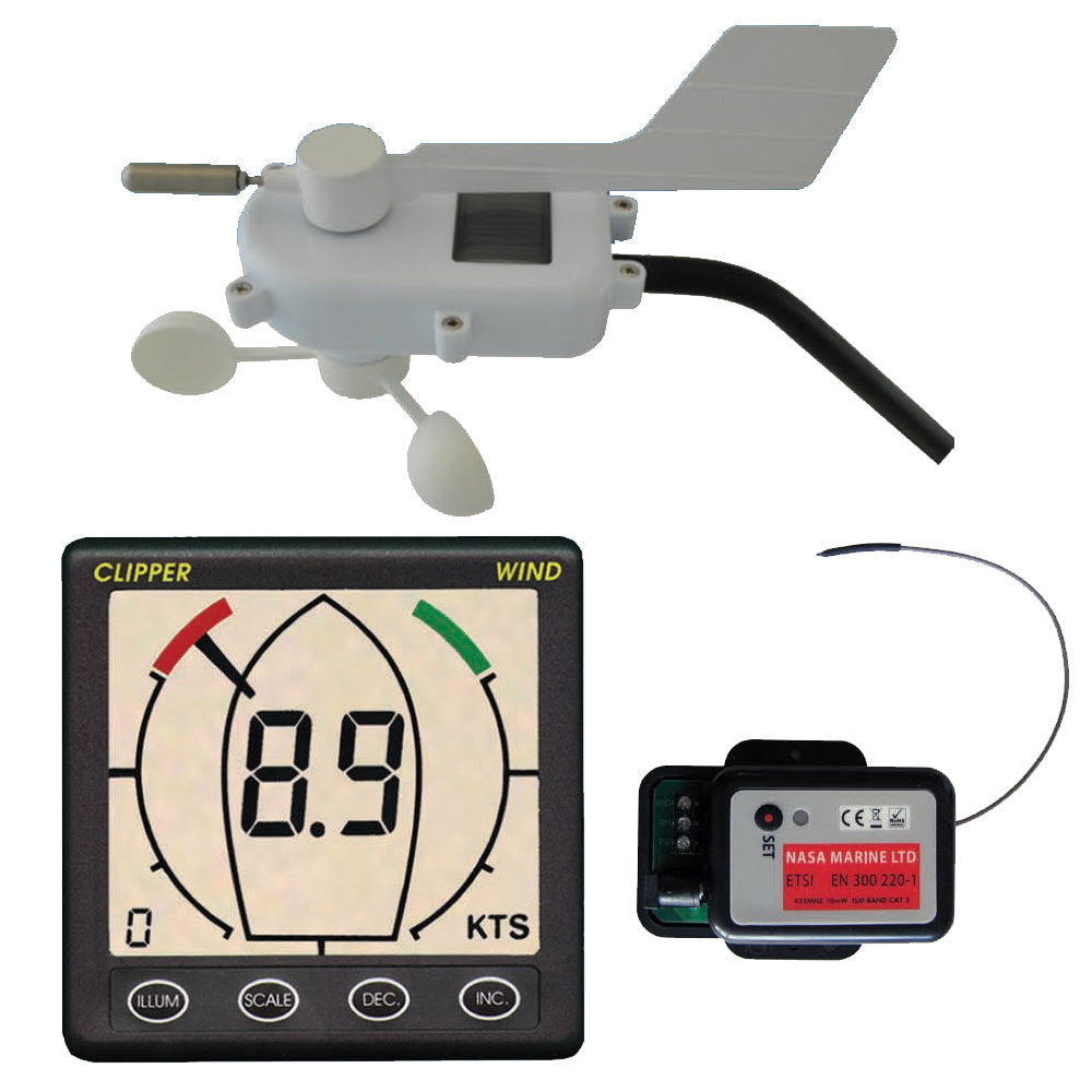 Clipper Wireless Wind System Complete w/Display CL-WWS — Quality Boat Parts