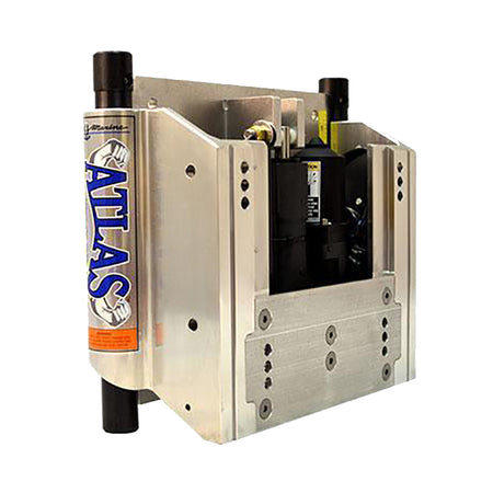 T-H Marine ATLAS™ 4" Set Back Hydraulic Jack Plate STD Polished AHJC-4V-DP — Quality Boat Parts