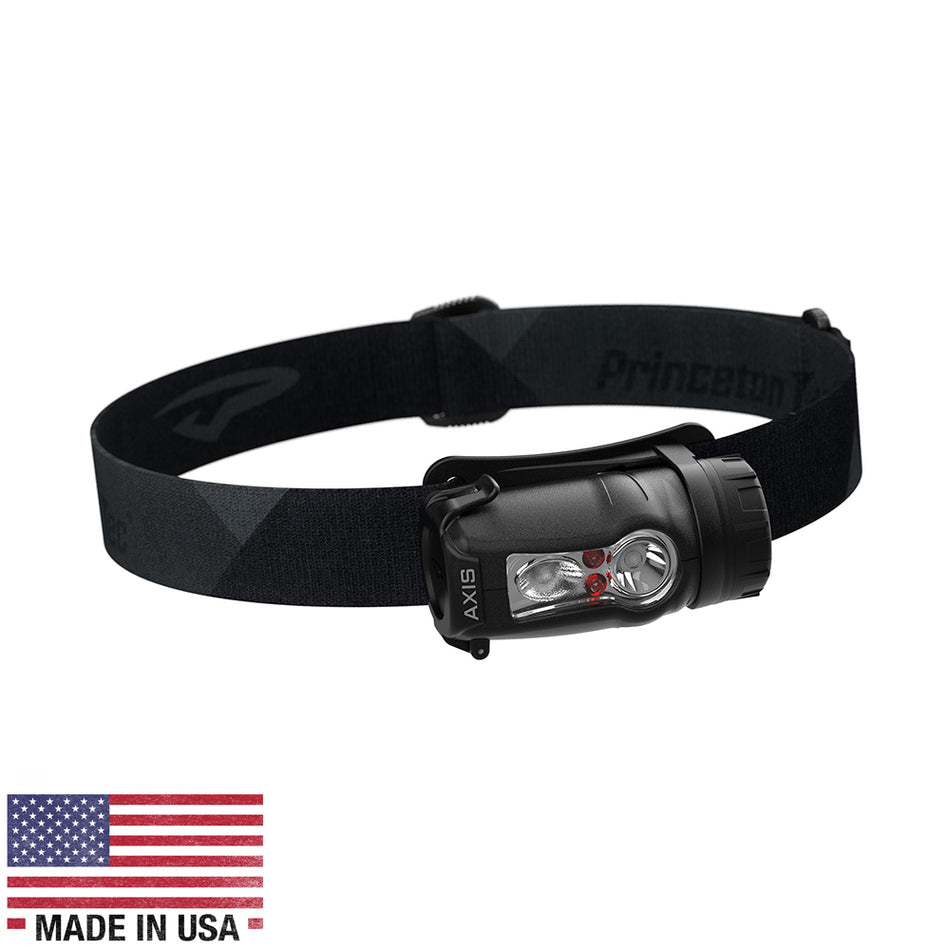 Princeton Tec Axis Rechargeable LED HeadLamp - Black/Grey AXRC21-BK/DK — Quality Boat Parts