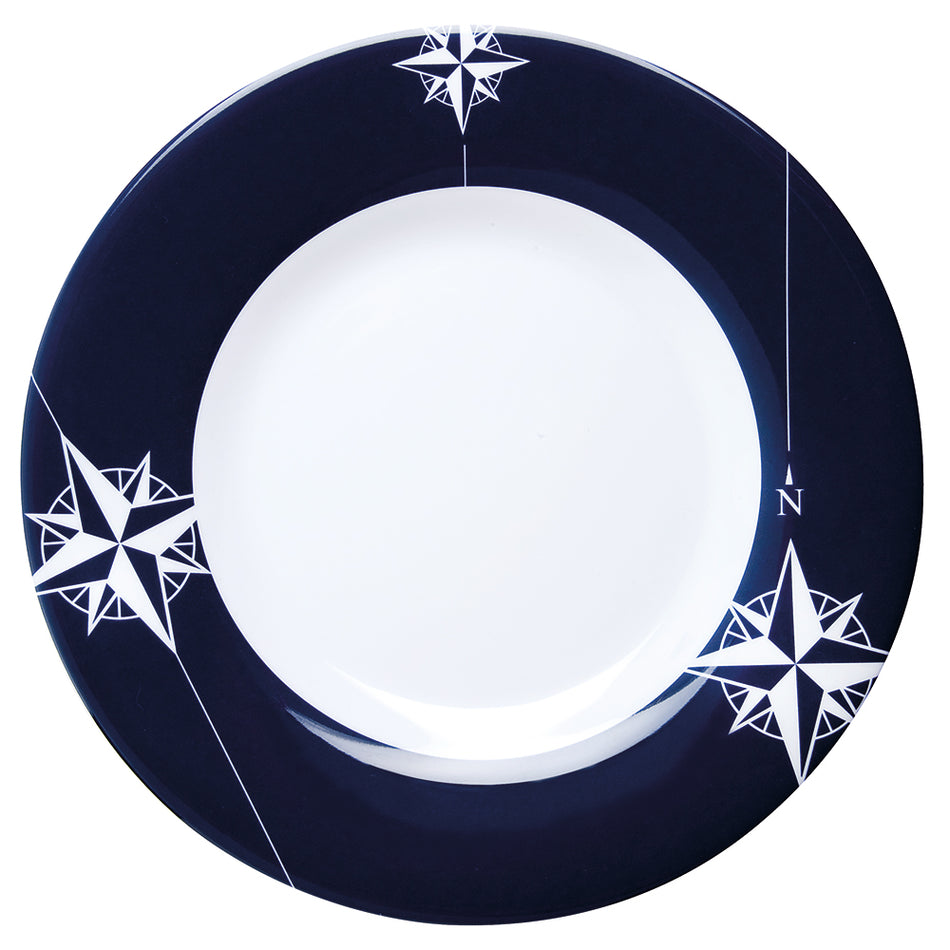 Marine Business Melamine Non-Slip, Flat, Round Dinner Plate - NORTHWIND - 10" Set of 6 15001C — Quality Boat Parts