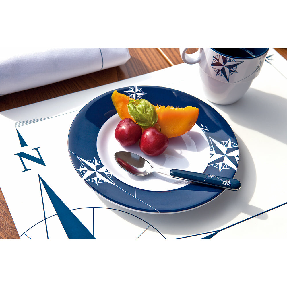 Marine Business Melamine Round Dessert Plate - NORTHWIND - 7" Set of 6 15003C — Quality Boat Parts