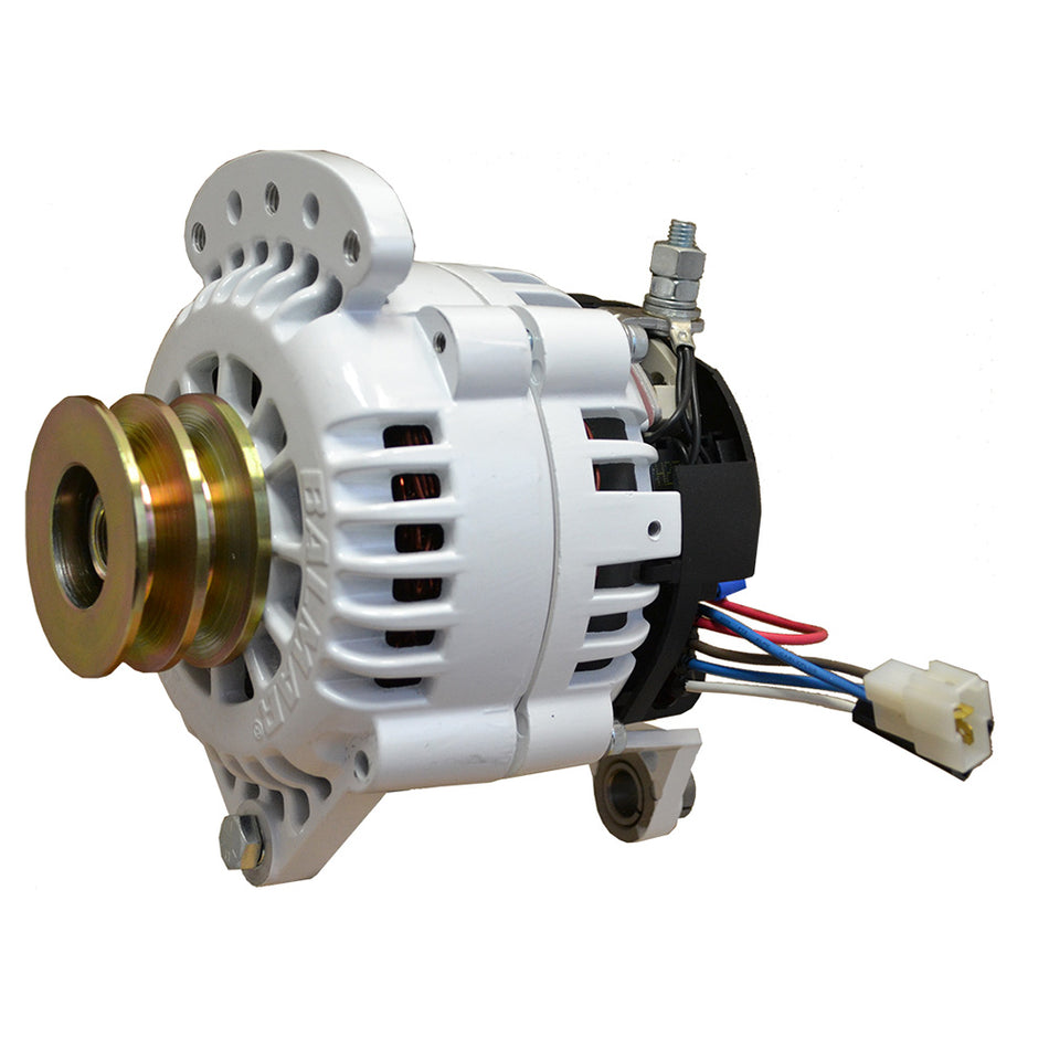 Balmar Alternator 120 AMP 12V 4" Dual Foot Saddle Dual Pulley w/Isolated Ground 604-120-DV — Quality Boat Parts