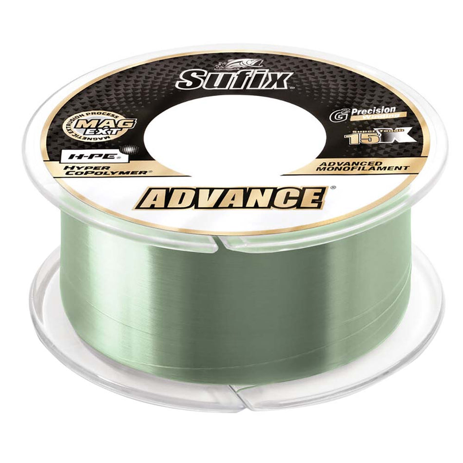 Sufix Advance® Monofilament - 20lb - Low-Vis Green - 330 yds 604-120G — Quality Boat Parts
