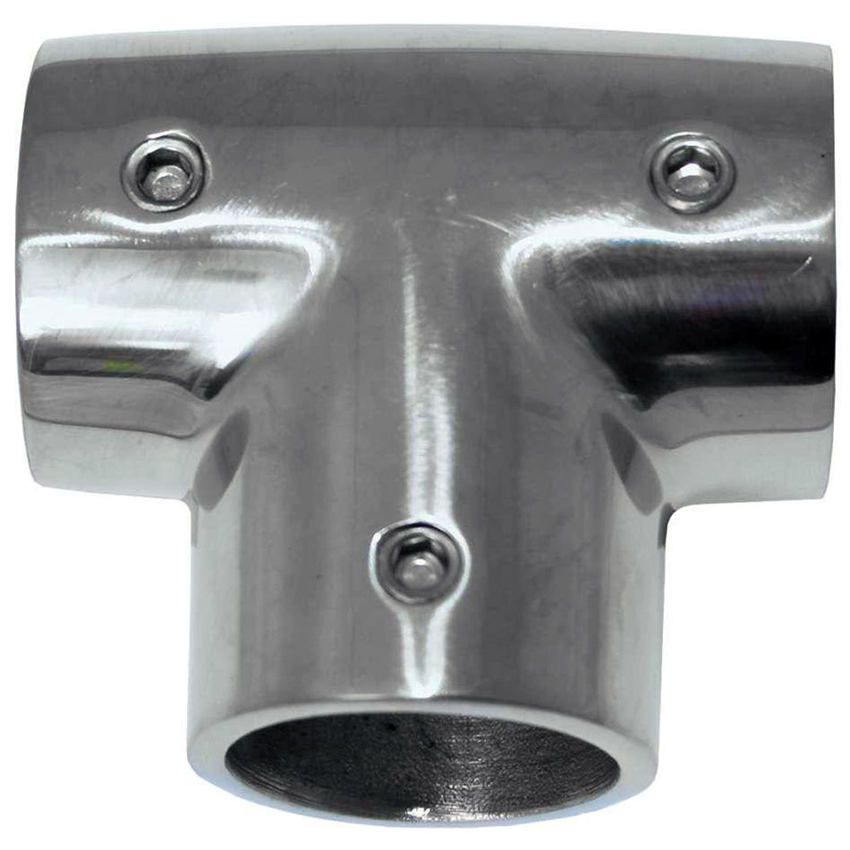 Whitecap 1/2" O.D. 90° SS Tee Fitting 6043C — Quality Boat Parts