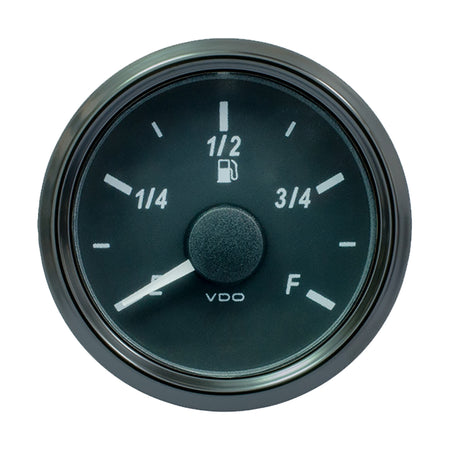 VDO SingleViu 52MM (2-1/16") Fuel Level Gauge - E/F Scale - 90-5 Ohm A2C3833150030 — Quality Boat Parts