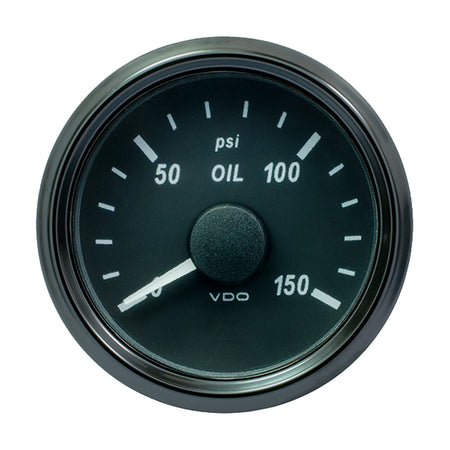VDO SingleViu 52mm (2-1/16") Oil Pressure Gauge - 150 PSI A2C3833240030 — Quality Boat Parts