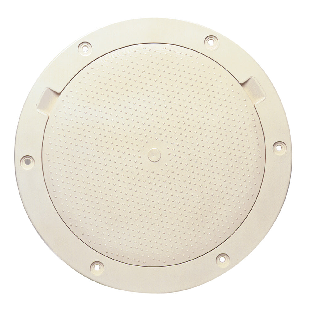 Beckson 8" Non-Skid Pry-Out Deck Plate - Beige DP83-N — Quality Boat Parts