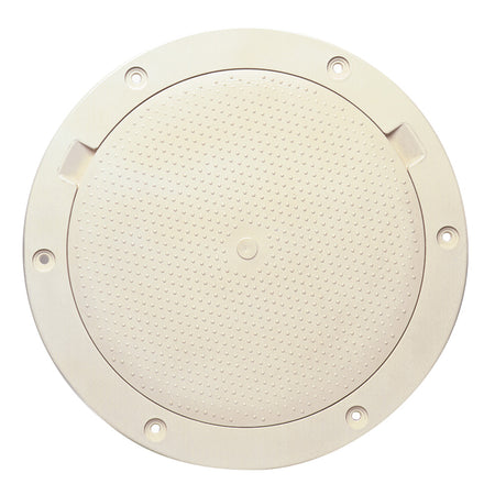 Beckson 8" Non-Skid Pry-Out Deck Plate - Beige DP83-N — Quality Boat Parts