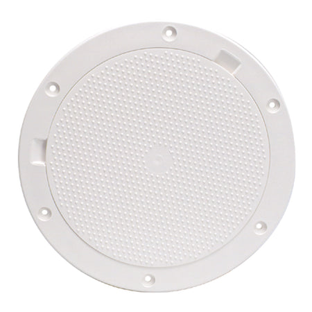 Beckson 8" Non-Skid Pry-Out Deck Plate - White DP83-W — Quality Boat Parts