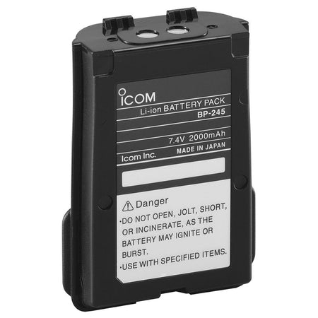 Icom BP245H 2000mAh Li-Ion Battery For M72/M73 BP245H — Quality Boat Parts