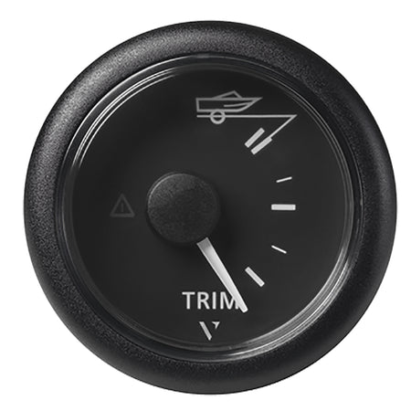 Veratron 52MM (2-1/16") ViewLine Trim Indicator Gauge Up/Down - Black Dial & Round Bezel A2C59514180 — Quality Boat Parts