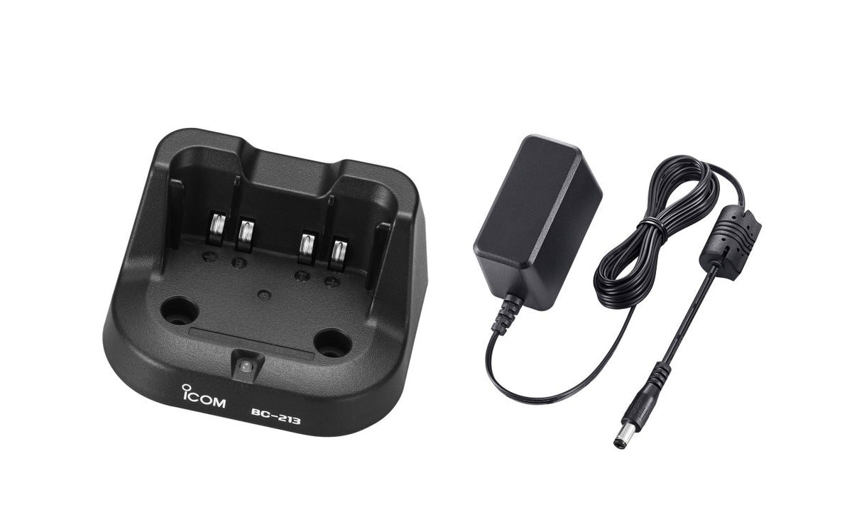 Icom BC213 Rapid Charger with BC123SA 110v Adapter BC213 — Quality Boat Parts