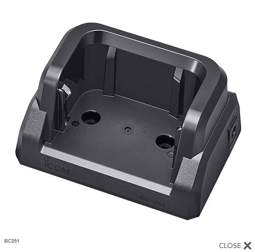 Icom BC251 Rapid Charging Base For BP306 Battery Requires Power Adapter BC251 — Quality Boat Parts