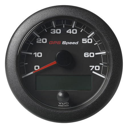 Veratron 3-3/8" (85mm) OceanLink® GPS Speedometer - Black Dial & Bezel (0-70 K/MPH/KMH) A2C1351990001 — Quality Boat Parts