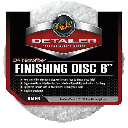 Meguiar's DA Microfiber Finishing Disc - 6" - 2-Pack DMF6 — Quality Boat Parts