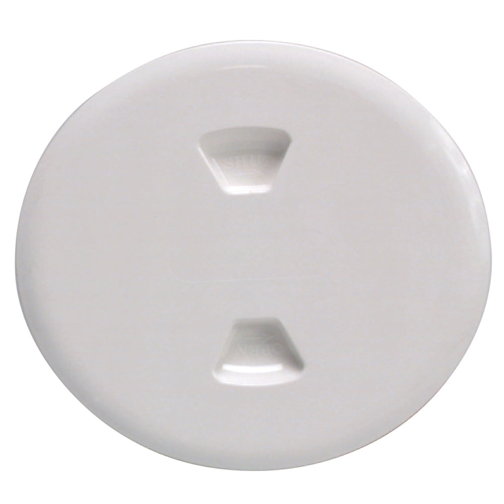Beckson 5" Twist-Out Deck Plate - White DP50-W — Quality Boat Parts
