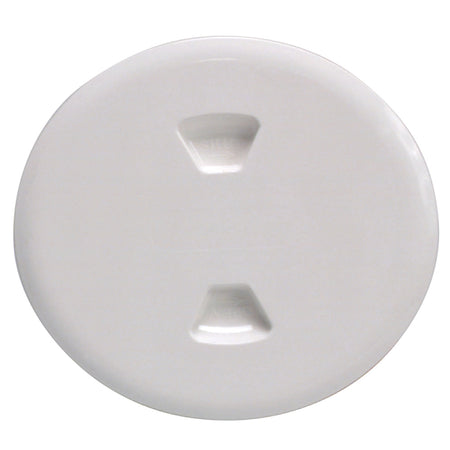 Beckson 5" Twist-Out Deck Plate - White DP50-W — Quality Boat Parts