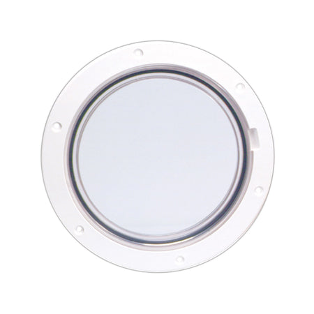 Beckson 6" Clear Center Pry-Out Deck Plate - White DP61-W-C — Quality Boat Parts