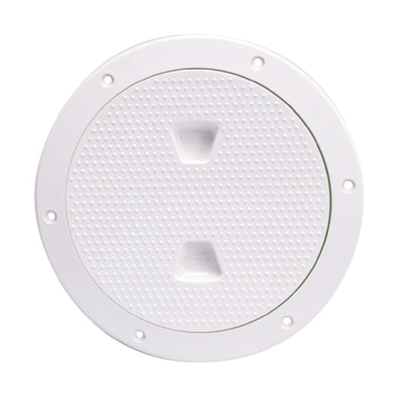 Beckson 6" Non-Skid Screw-Out Deck Plate - White DP62-W — Quality Boat Parts