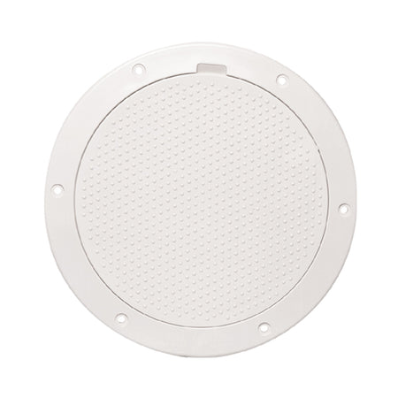 Beckson 6" Non-Skid Pry-Out Deck Plate - White DP63-W — Quality Boat Parts
