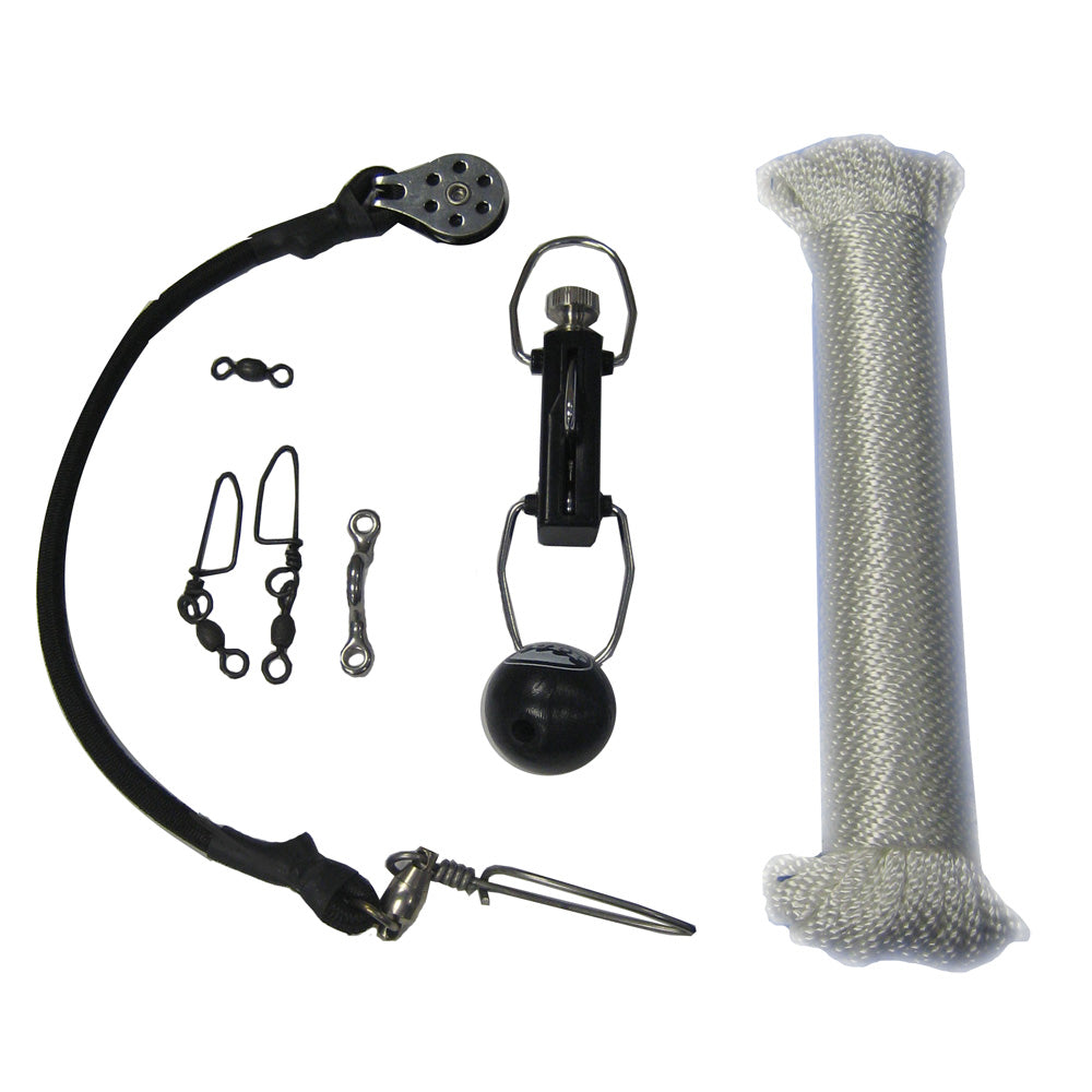 Rupp Center Rigging Kit w/Klickers - White Nylon 45' CA-0113 — Quality Boat Parts