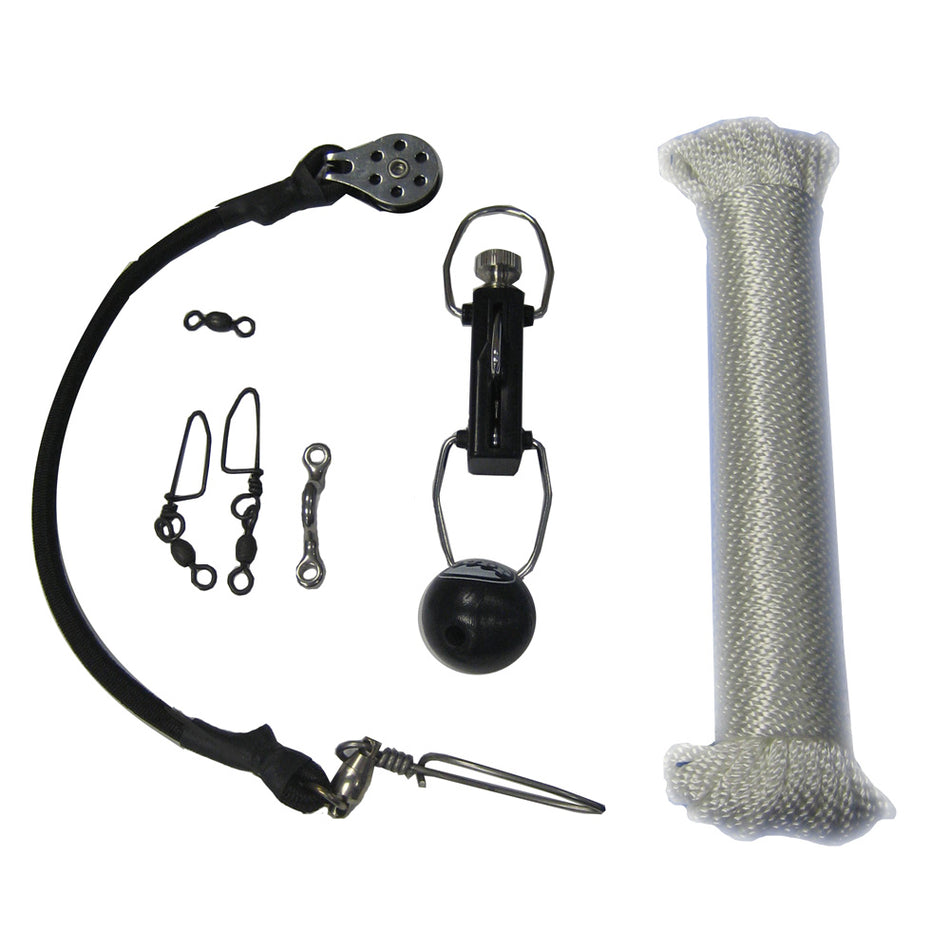 Rupp Center Rigging Kit w/Klickers - White Nylon 45' CA-0113 — Quality Boat Parts