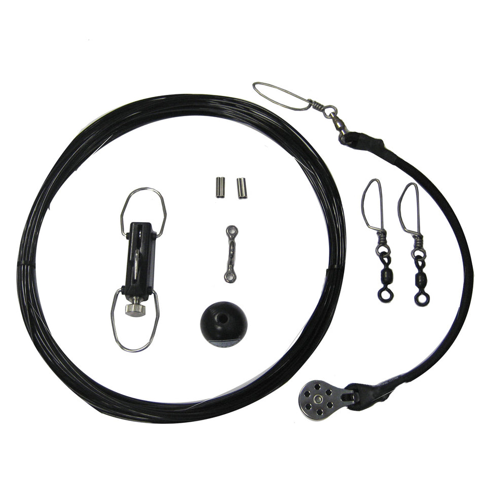 Rupp Center Rigging Kit w/Klickers - Black Mono 45' CA-0113-MO — Quality Boat Parts