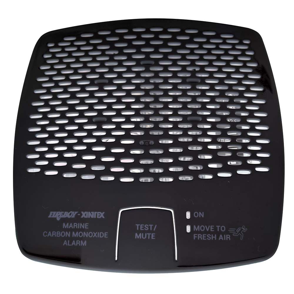 Fireboy-Xintex CO Alarm 12/24V DC - Black CMD6-MD-BR — Quality Boat Parts
