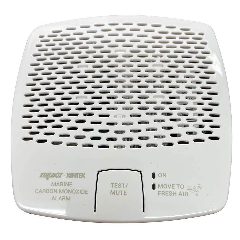 Fireboy-Xintex CO Alarm 12/24V DC w/Interconnect - White CMD6-MDR-R — Quality Boat Parts