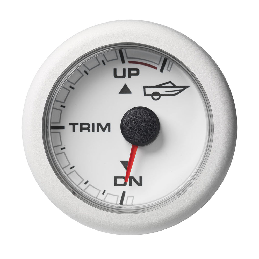 Veratron 52MM (2-1/16") OceanLink Engine Trim - Up/Down - White Dial & Bezel A2C1065840001 — Quality Boat Parts