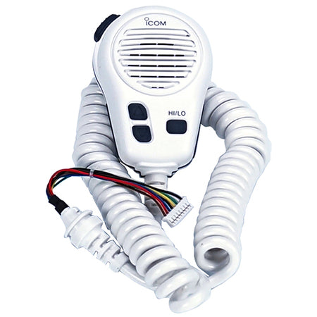 Icom HM196SW White Microphone Replacement For M424 HM196SW — Quality Boat Parts