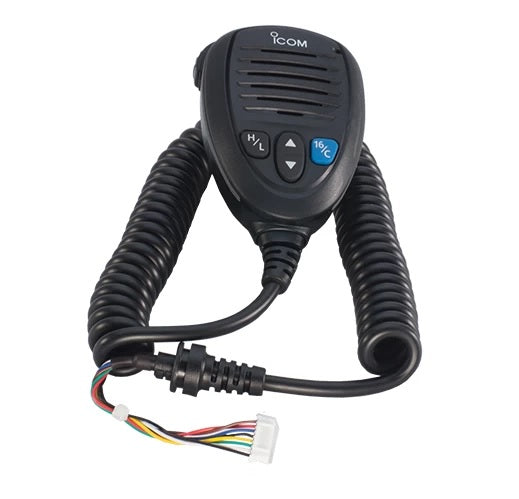 Icom HM205B Black Speaker Microphone For M424G/506 HM205B — Quality Boat Parts