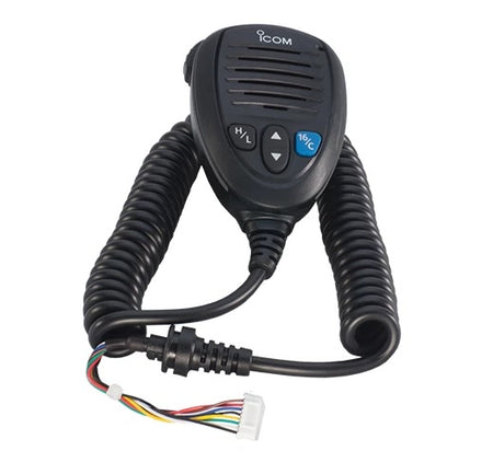 Icom HM205B Black Speaker Microphone For M424G/506 HM205B — Quality Boat Parts