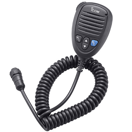 Icom HM205RB Black Speaker Microphone Rear Mount M506 HM205RB — Quality Boat Parts